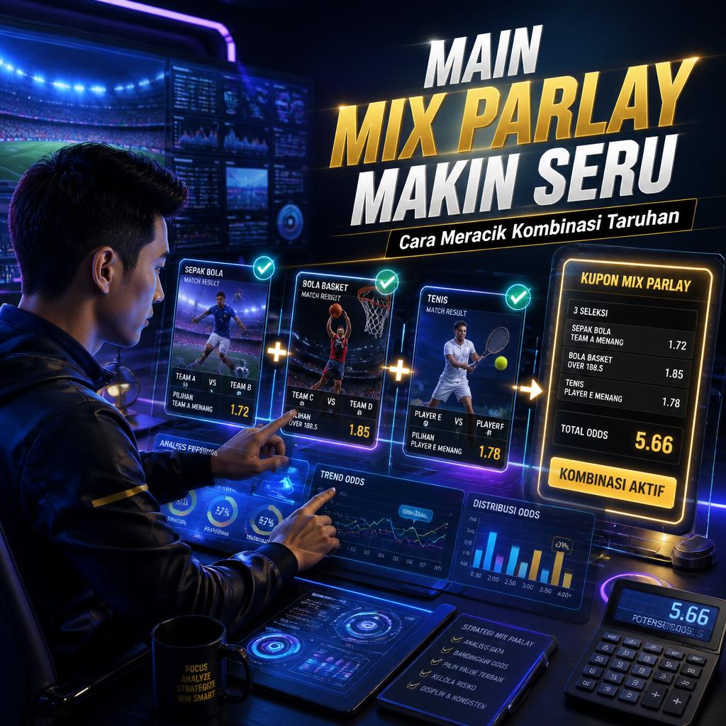 Main Mix Parlay Makin Seru, Begini Cara Meracik Kombinasi Taruhan